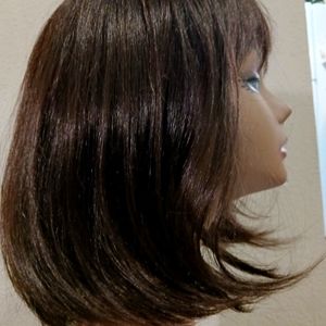 Cute soft brunette Bob with subtle highlights